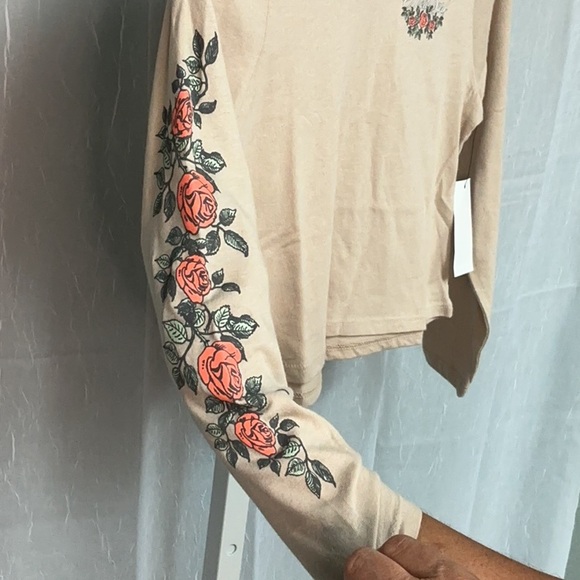 O’Neill Surf Floral Beige Long Sleeve Top for Girls - Picture 5 of 7